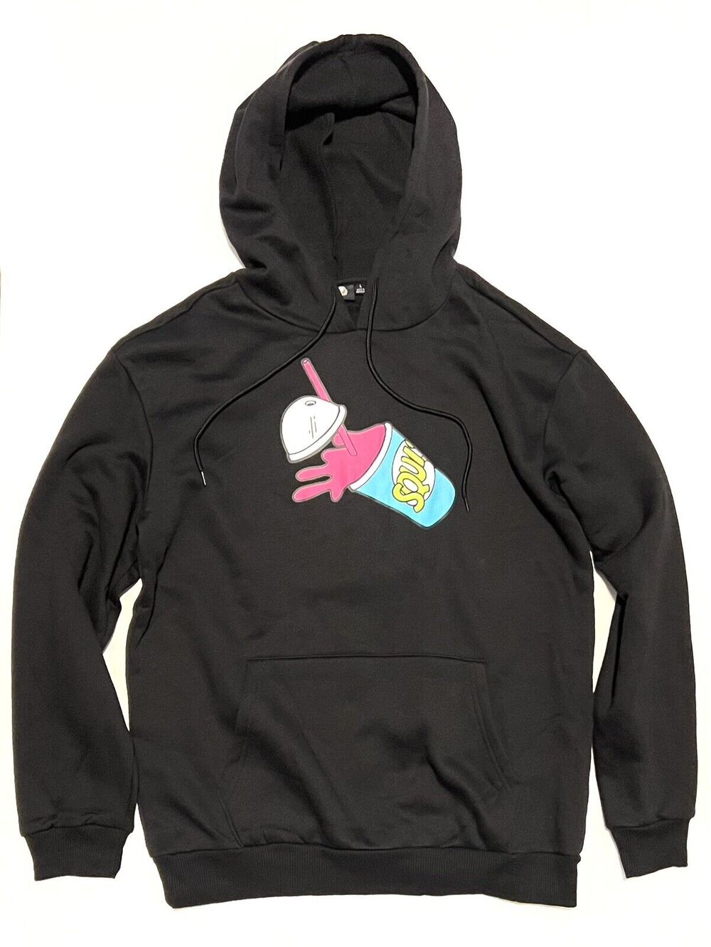 The Simpsons Kwik E Mart Hoodie Squishee Skateboard Sweatshirt Size XL Bart Gift